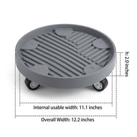 Plant Trolley Pot Stand with Wheels, Heavy Duty Plant Stand with Wheels and Drainage Tray, Indoor Outdoor Plant Pot Holder Case