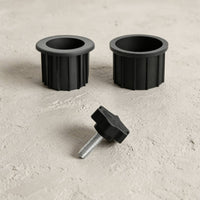3 Pieces Umbrella Base Accessory Kit Tightening Umbrella Stand Sleeve with Knob Hardware Easy to Install Heavy Duty