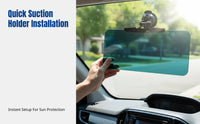 Universal Sun Visor, Windshield Cover for Mobility Tricycle, Quadricycle, Suction Mount, Quick Install, Adjustable Angle