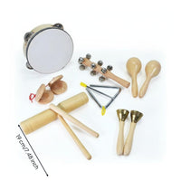 14 Pieces Hand Percussion Assortment Early Music Education for Toddlers, Parents