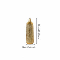 Antique Finish Flower Vase European Hammered Texture Vase Textured Surface Formal Display