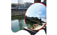 Weather Resistant Traffic Convex Mirror Shatterproof Wide Angle Security Mirror Easy Installation Road Safety Equipment for Driveway