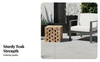 Weather Resistant CumulusShaped End Table Irregular Shape outsidedoor Furnishing Modern Design Household Furniture Space Saving for Guesthouse Owners, Homeowners, Renters, Balcony, Terrace, Garden, by the pool