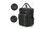 Boxy Oxford Cloth Backpack Backpack with Top Handles Spacious Structured Travel Bag Comfortable for School, Daily Commute