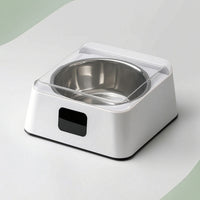 Automatic Pet Feeder Flip-Top Food Dispenser Transparent for Cats, Small Dogs