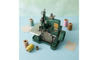 Metal Body Electric Overlock Sewing Machine Built-in Handwheel Tabletop Overlock Machine Seam Finishing Compact