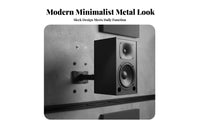 All-Metal Construction Speaker Wall Mount Sleek Design Heavy Duty Speaker Wall Bracket for Home Theater Enthusiasts, Audiophiles, DJs