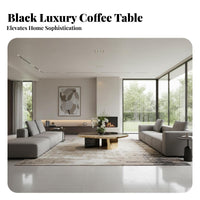 2 Pieces Luxury Design Irregular Nesting Table Set Modern Design Irregular Nesting Accent Tables Two-Tunique Finish Living Room Furniture Space-Saving for Interior Designers, Homeowners, Apartment Dwellers, Villa, Hotel Lobby, Reception Area, Small Areas
