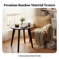 Round Coffee Table Minimalist Design Small Round Coffee Table Space-Saving for Homeowners, Students