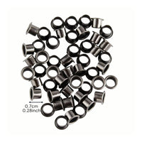 50 Pieces Synthetic Sheet Material Sheath Eyelet Set Versatile Leather Craft Rivet Crafting Hardware for Crafters