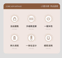 Portable Electric Espresso Machine for Home Use