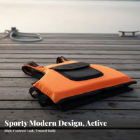 Kayaking Flotation Aid Multiple Pockets Kayaking Flotation Vest Lightweight Flotation Vest Ease of Movement Portable