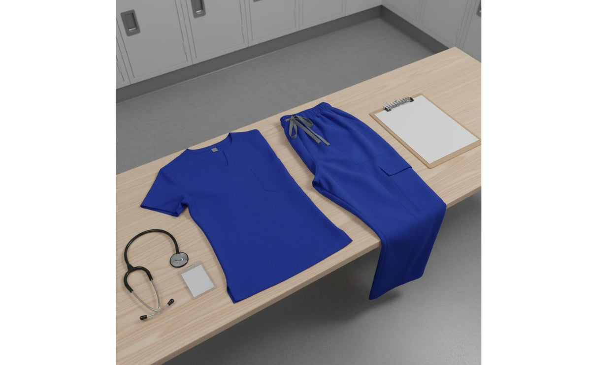 V-Neck Scrub Top and Pants Quick-Dry Doctor Attire Set V Neck Scrub Top Thin Material Women's Medical Scrubs Set for Hospital