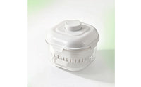 Food-Grade Yogurt Strainer with Spring Transparent Greek Yogurt Strainer See-Through Whey Separator with Mesh Filter Compact for Home Cooks, Countertop