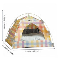 Cat Tent Breathable Cat Camping Tent Material Covered Pet Shelter for Cats, Indoor
