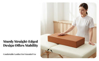 Easy to Clean Waterproof Positioning Pad Long-Lasting Rectangular Foam Pillow for Patients, Massage Clients, Hospital, Beauty Salon