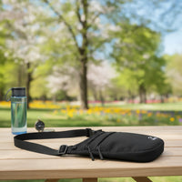 Anti-Theft Crossbody Bag with Electronic Shielding Protection Compact Crossbody Travel Purse Hands-Liberated Passport Pouch Lightweight for Travelers, Minimalists, Commuters, Sightseeing, Daily Commute