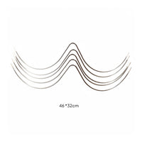 W Shaped Underwire Easy to Use Stainless Steel Bra Wire Coated Tips