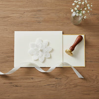20 Pieces Embroidered Flower Applique DIY White Flower Sew-on Handmade