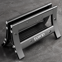 Cutting Board Stand, For Rental Kitchens, Anti-Slip, Aluminum Alloy, Matte Finish, Space-Saving, Freestanding