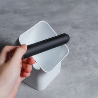 Square Non-Slip Coffee Knock Box, ABS, Large, Multi-Color