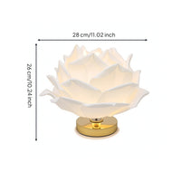 Decorative Lotus Flower Lamp Elegant Flower Lamp Romantic Accent Light Compact for Living Room