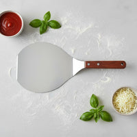 Wood Handle Pizza Peel Sturdy Round Pizza Tray Easy to Clean Cooking Tool