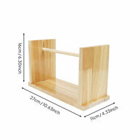 Single Spool Yarn Ball Holder Rack sturdy Wood Rotating Yarn Dispenser Sturdy and Knitting Accessory for Knitters, Crocheters