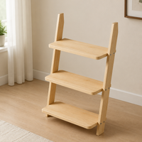 Ladder Bookshelf Wall-Mounted Storage Rack Living Room Bedroom Flower Stand Corner Shelf Multi-layer Bookcase