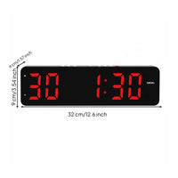 Long Battery Life LED Gym Timer Customizable Programs Multi-Function Electronic Clock USB-C Charging LED Fitness Stopwatch for Athletes, Kitchen