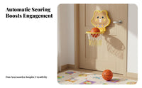 Adjustable Height Kids Electronic Basketball Hoop Encourages Active Play Electronic Sco Loop Basketball Hoop Chee Loop Sounds for Girls