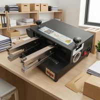 Electric Automatic Stapler Adjustable Electric Stapling Machine Automatic Stapler Black Binding Device Front Opening