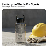 Shatter-Proof Large Capacity Water Bottle High Temperature Resistant Large Capacity Sports Bottle Long-Lasting for Office Workers, Hiking