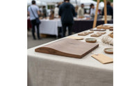 Walnut Jewelry Display Board Refined Surface Necklace Display Board Elegant Showcase Walnut Wood Jewelry Tray for Market Stall