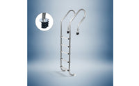 Ladder with Handrail Anti-Slip Stainless Steel Pool Ladder Resistant