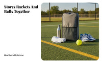 Rectangular Pickleball Paddle Storage Bag Rounded Corners Pickleball Bag Zipper Closure Zippered Sports Pouch Sturdy