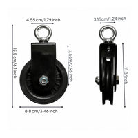 360-Degree Rotation Silent Pulley Bearing Cable Pulley