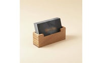 Wooden Business Card Holder Minimalist Design Wood Business Card Holder Professional Look Desk Accessory for Professionals, Show