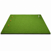 Golf Mat 1.2m×1.5m Artificial Turf Mat for Golf Practice High Elasticity Base Non-slip Treatment Indoor & Outdoor Use Shot Practice