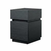 Minimalist Design Narrow Bedside Cabinet Space-Saving Narrow End Table Modern Design Nightstand Versatile for Apartment Dwellers, Homeowners, Students, Small Areas, Hallway, Entryway