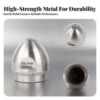 Forward and Rear Jets High Pressure Pipe Cleaning Nozzle Self-Propelling Design Sewer Drain Flushing Nozzle Powerful Clog Removal