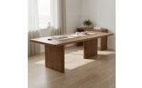 Minimalist Rectangular Dining Table Modern Wooden Dining Table Practical Furniture Long-Lasting for Study Room