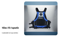 Slim Professional Flotation Device Lightweight Flotation Device Adjustable Straps Breathable for Kayakers, Snorkelinging Ing
