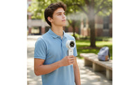 100 Speed Levels Turbo Hand Fan Long Battery Life Rechargeable Handheld Fan Type-C Charging Personal Cooling Device Strong Breeze for Students, Outdoor, Travel