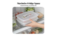 4 Pieces Divided complimentaryzer Tray Airtight closure Compartmentalized Food container complimentary