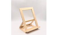 Wooden Desktop Easel Lightweight Small Tabletop Easel Space Saving Display Stand for Artists, Cafe Owners