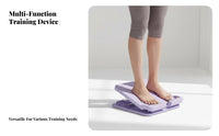 Foldable Folding Leg Stretcher Non-Slip Surface Portable Calf Stretcher Heavy Duty for Stretching Practitioners, Beginners, Home Gym, Office