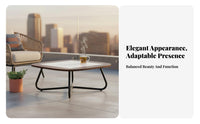 Outdoor Tea Table Simple Design Outdoor Tea Table Weather Resistant for Cafe Owners, Hotel Managers, Porch, Deck, Poolside
