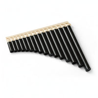 Pan Flute Smooth Mouthpiece 16 Note Flute Hand Tuned Pan Tubes for Students