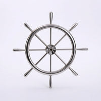 Polished Boat Steering Wheel Rustproof Marine Steering Wheel Long-Lasting Hardware Ergonomic for Mariners